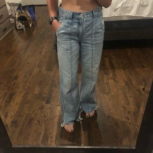AEO Wide Leg Jeans.